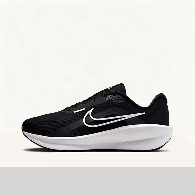

Nike DOWNSHIFTER 13 Men's Black/White Lightweight Mesh Low-Top City Running Shoe with Comfortable, Minimalist Fit FJ1284-001