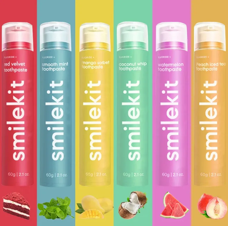 10ml Protable Peach Grape Strawberry Oral Clean Spray Smilekit Oral Freshening Spray Instantly Refresh Breath Remove Oral Odors
