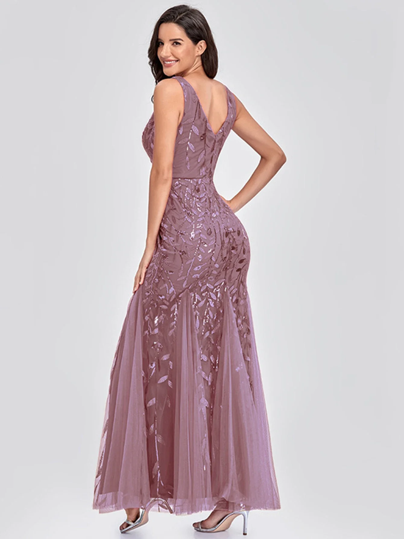 Sexy Vintage Maxi Pailletten Cocktail Sommerkleid Lange Brautjungfer Ballkleider für Frauen Casual Party Club, Figurbetontes Kleid Vestidos