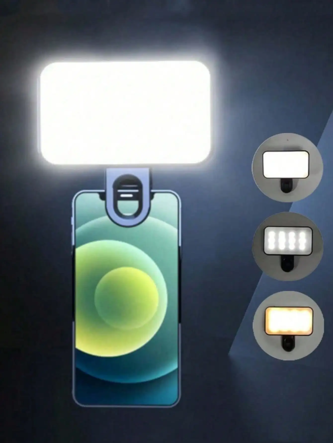 

Mini LED Clip-on Light for Laptop Computer, 3 Modes Dimmable Phone Ring Light for Zoom Meetings Video Call Remote Work, Portable Pocket Fill Lamp, Holiday Office Gift