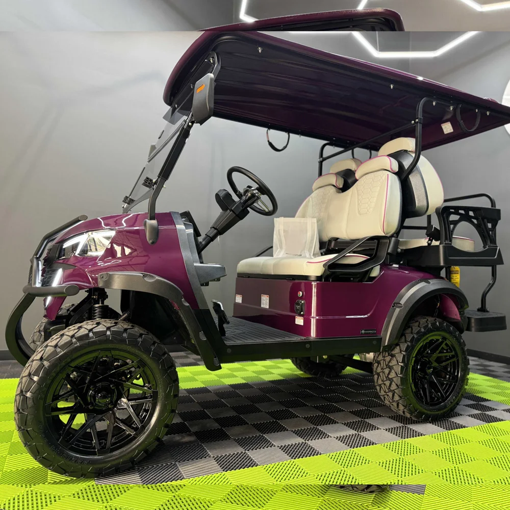 

Wholesale Custom Design Golf Cart 2 4 6 Seater Lithium Utility Vehicles 60V 72v Off Road Golf Electric Golf Cart