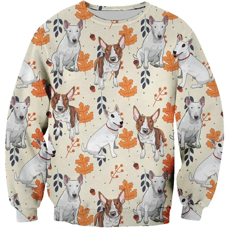 Corgi Labrador Dog Sweatshirt Trendy Fall And Winter Loose Comforts Pullover Sportwear Longsleeved Tops Men Women Chlidren