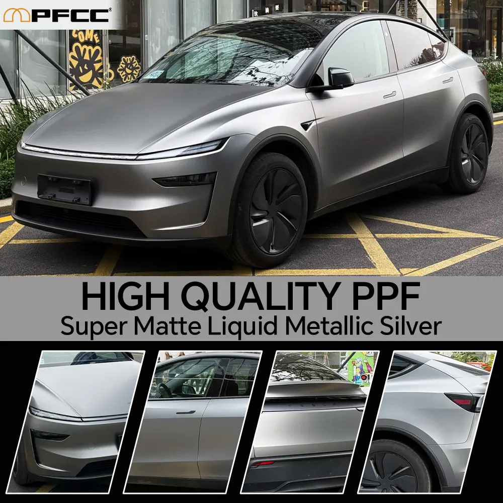 

9 мил матовая устойчивая к царапинам защитная пленка из ТПУ для автомобильной краски для Tesla Model Y Juniper 2025 2026-up прозрачный бюстгальтер PPF аксессуары