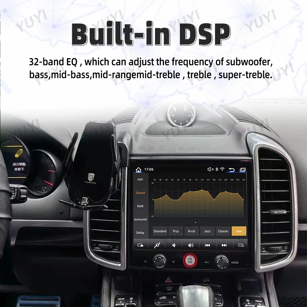 8.4-inch car radio for Porsche Panamera2010-2016 Android 12 GPS navigation DVD multimedia player, BT car stereo image 6