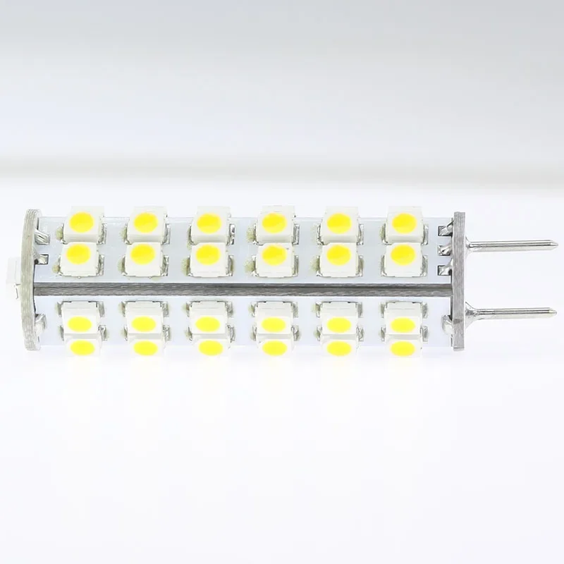 

10pcs/lot Dimmable GY6.35 Led G6.35 Corn Bulb 51leds 3528SMD White Warm 12VDC 12VAC 3W Car Boat Camper Housing