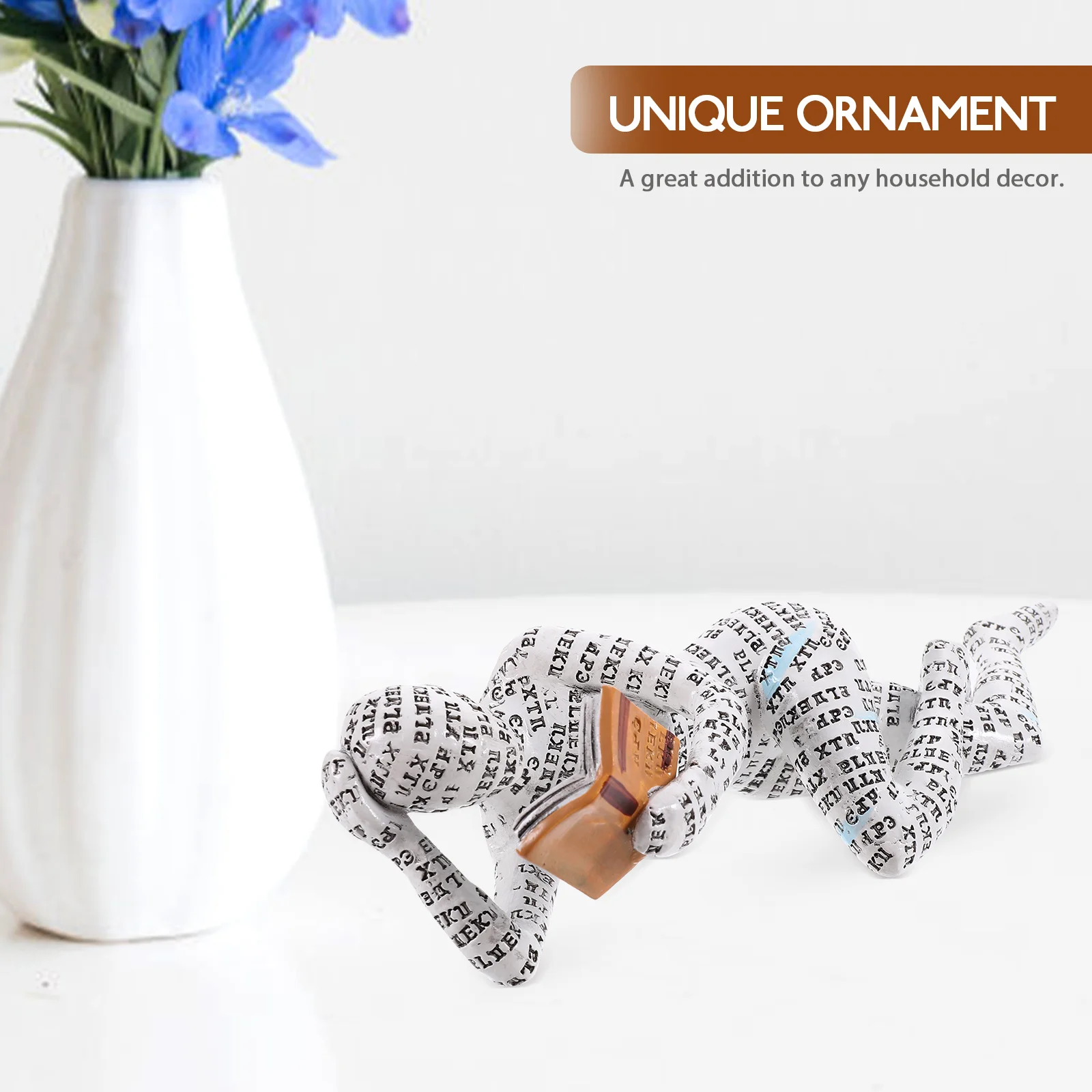 

Home Decor Aesthetic Reading Woman Ornaments Decoration Statue Figurines Decorate People Sculpture Modern Bookshelf