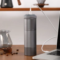 Coffee Grinder Electric Burr Portable Burr Coffee Grinder Adjustable & Rechargeable Battery