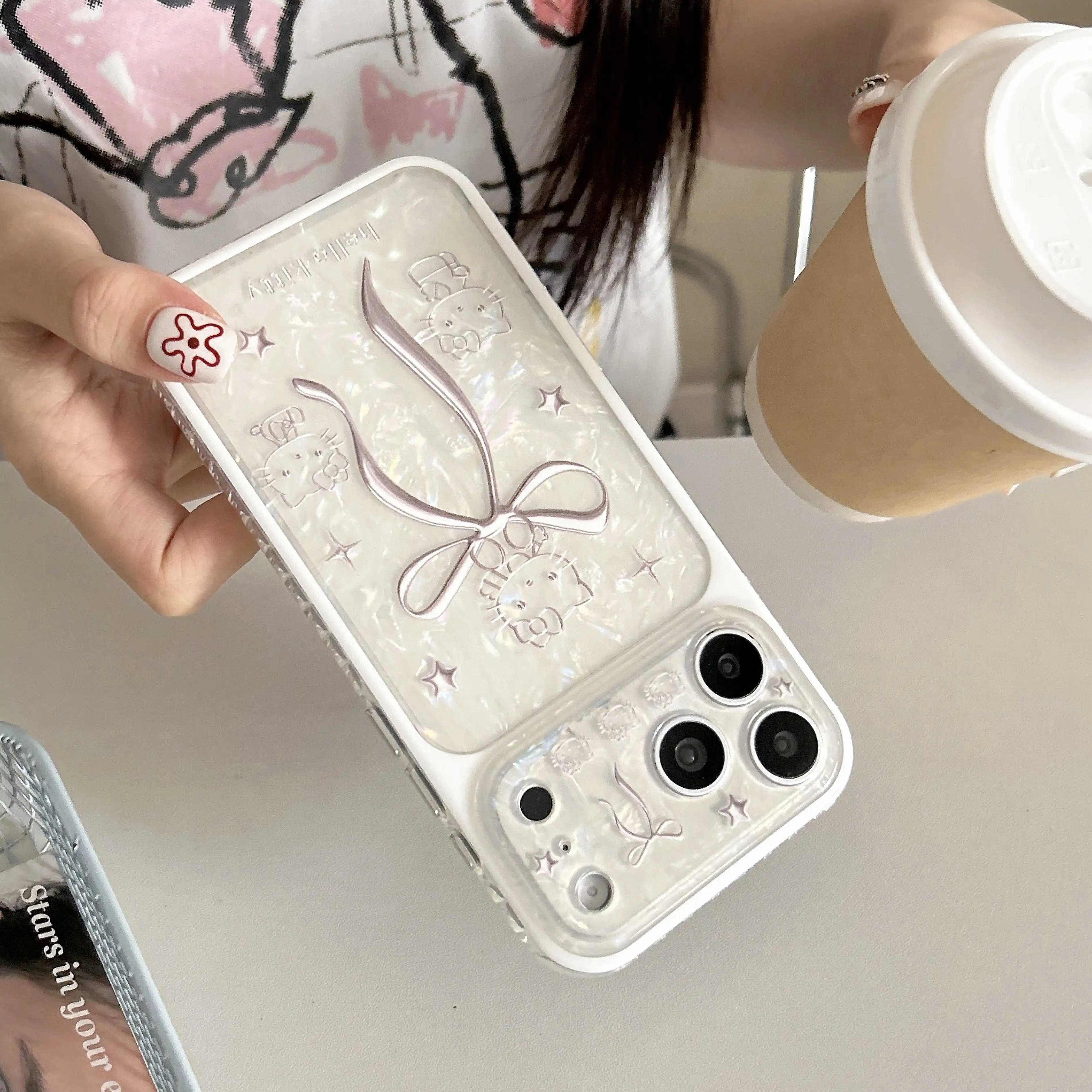 Cute Cartoon Y2K Hello Kitty Mobile Phone Case for IPhone 17 Pro Max 17 Pro 16 Pro Max 17 16 15 Pro Max Phone Case view 3