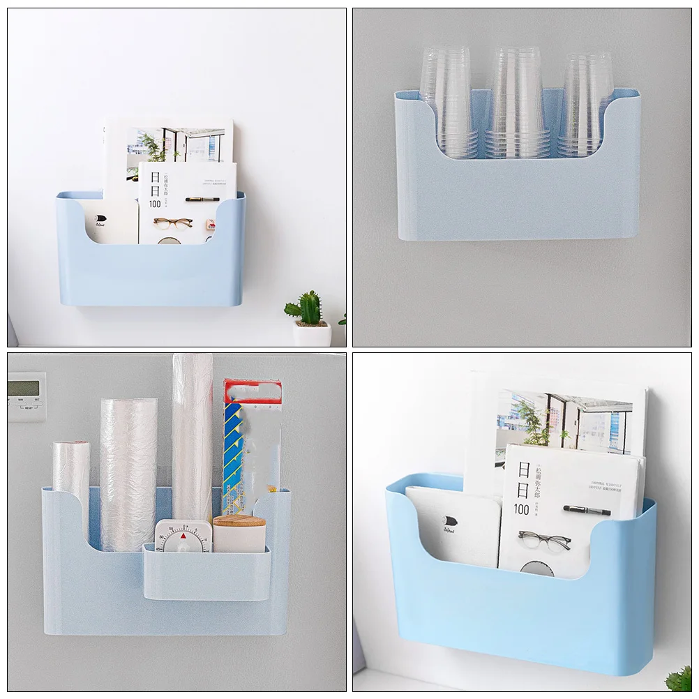 

1pc No Residue Adhesive Storage Rack Premium Material Simple Design Kitchen Cabinet Organizer Multifunctional Household