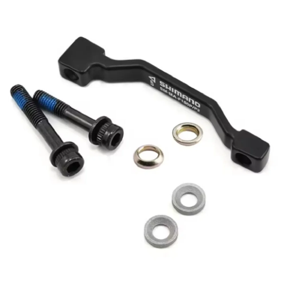 AliExpress Shimano SHIMANO Original Disc Brake Adapter PM A Pillar Disc Brake Bracket For 180mm 203mm Rotor RT86 RT81 RT56 F180P/P2 F203P/PM