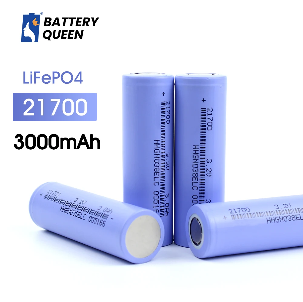 Lifepo4 Rechargeable Battery Pack  Lifepo4 3000mAh 21700 Batteries 3.2V  3000 Cycles For Headlamp  Flashlight