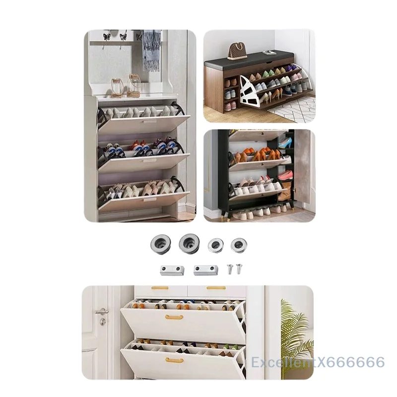 

Cabinet Flipping Frame Fixed Screw Fittings Furniture Shoe Cabinet Connection Hardware Shoe