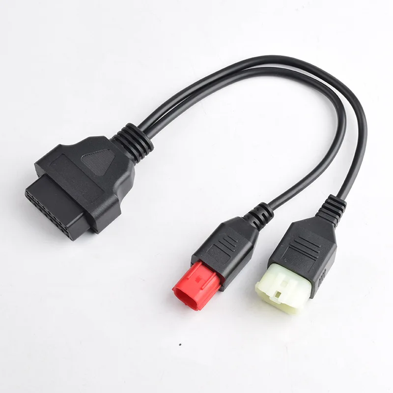 

OBD 16-контактный переходной кабель «один на два» OBDll 4-контактный на 6-контактный мотоциклетный национальный четыре диагностический кабель