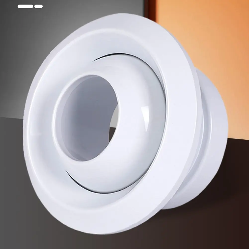 

Круглые выхлопные отверстия для кондиционера из АБС-пластика с вращающейся на 360 градусов регулируемой насадкой, подходящим для отелей, подвалидов, школ