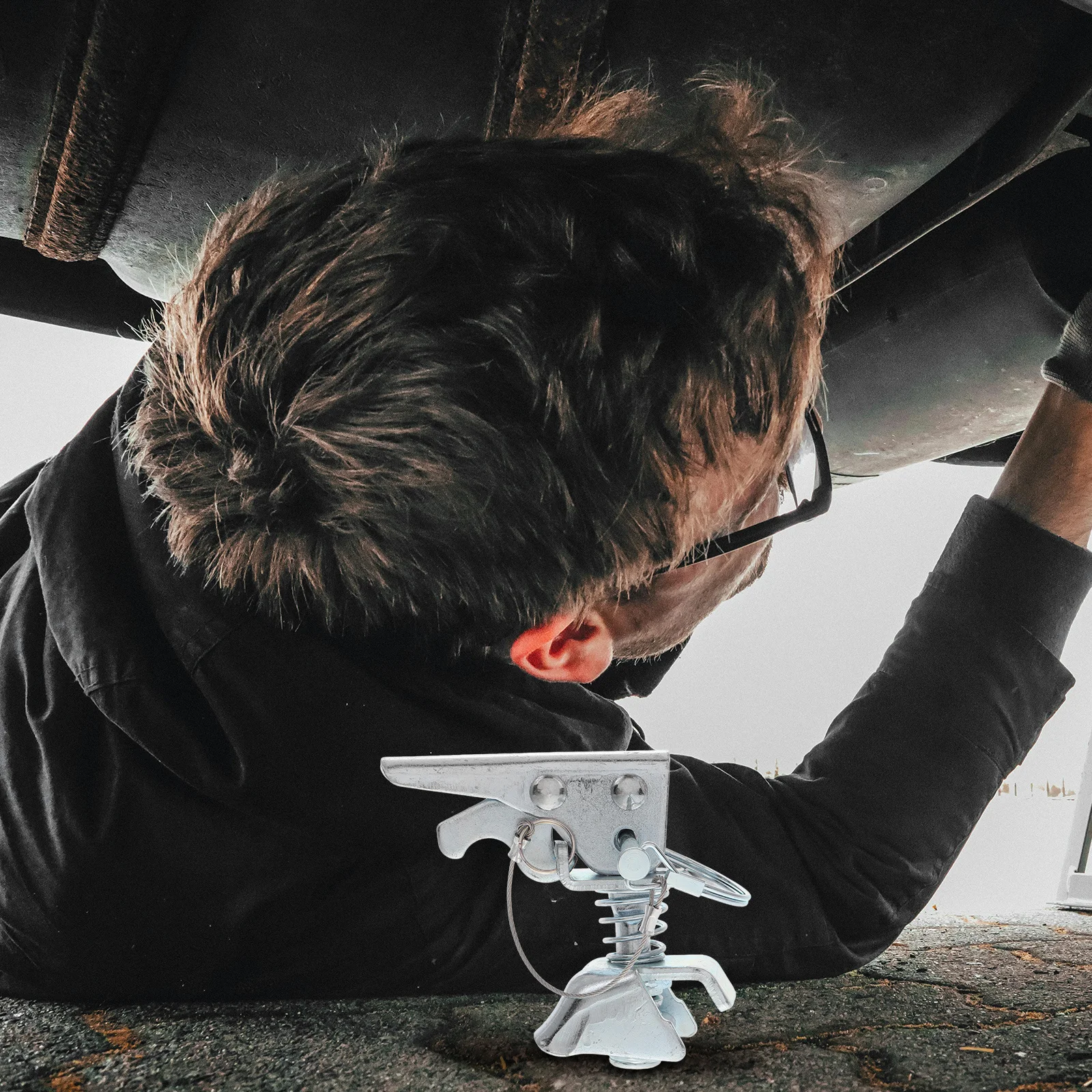 

Hitch Adapter 2 Inch Adjustable Coupler Replacement Ball Cover For Trailer Coupler Lock Durable Rv Trailer Parts Accessory