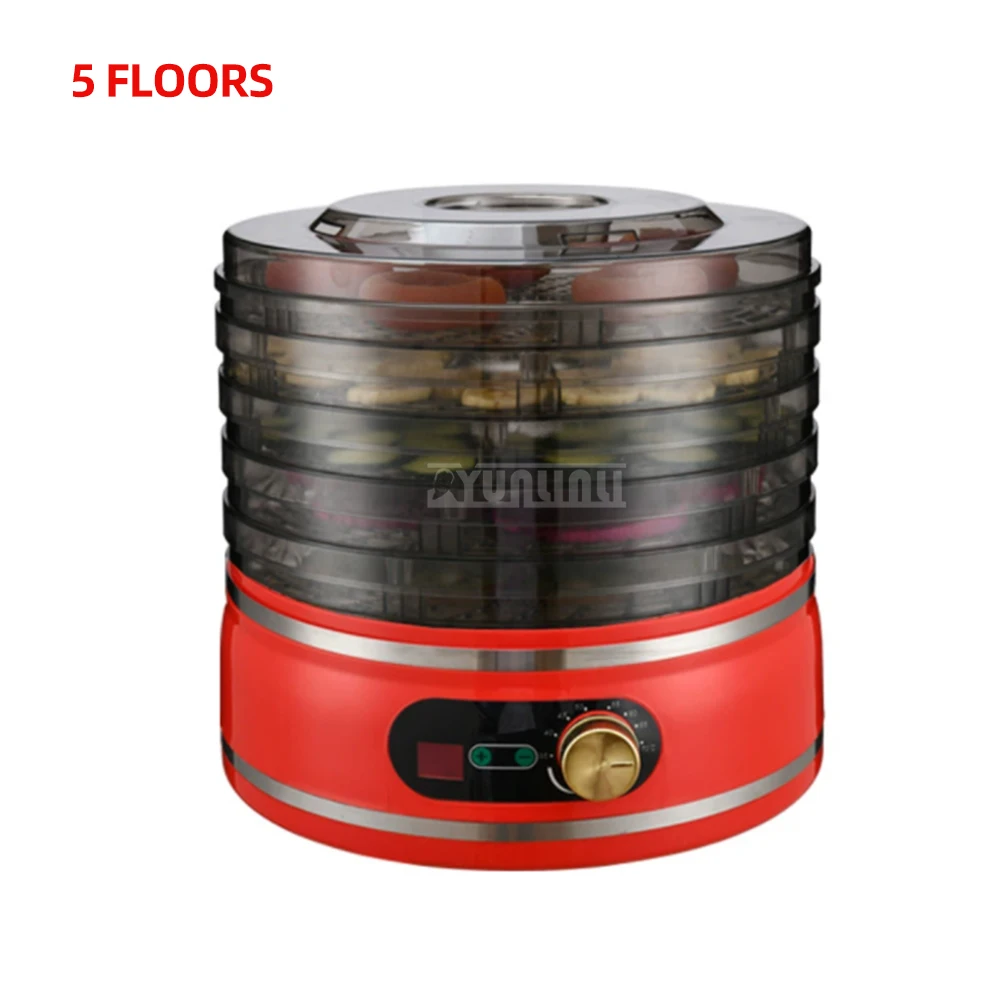 2026 5-layer Fruit Dehydrator Household Small Sebze Kurutucu Fruit Dryer Machine maquina Desidratadora De Alimentos