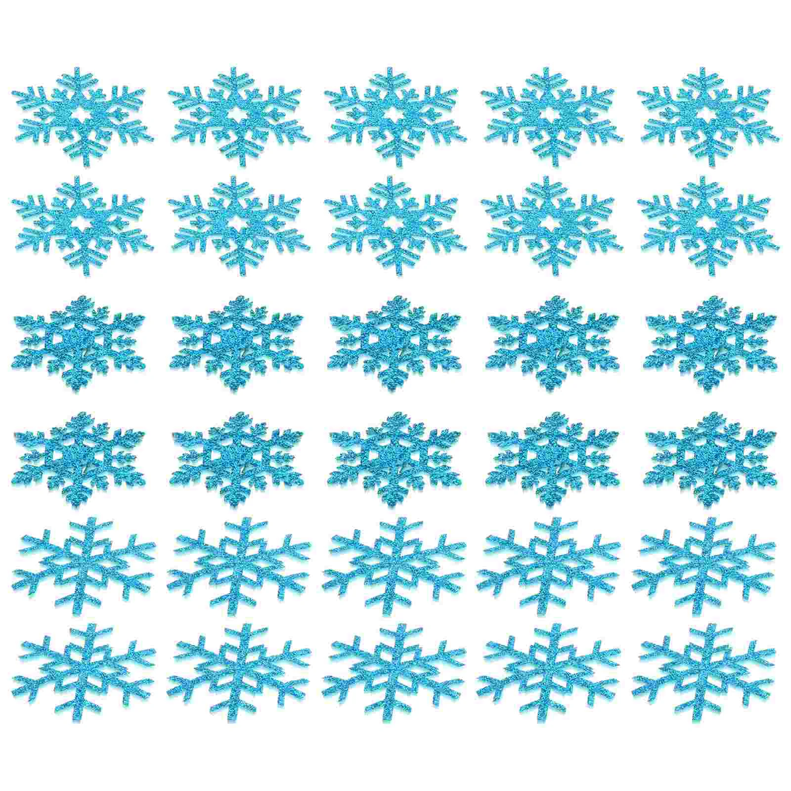 30 Pcs Snowflake Stickers Retro Decor DIY Sewing Patch Accessories Headdress Badge Clothes Patches Clothing Man