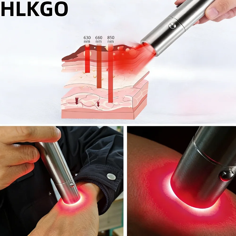 

Medical Design Red Light Therapy Wand with 5 Wavelengths 470nm 630nm 660nm 850nm 940nm for Effective Relief