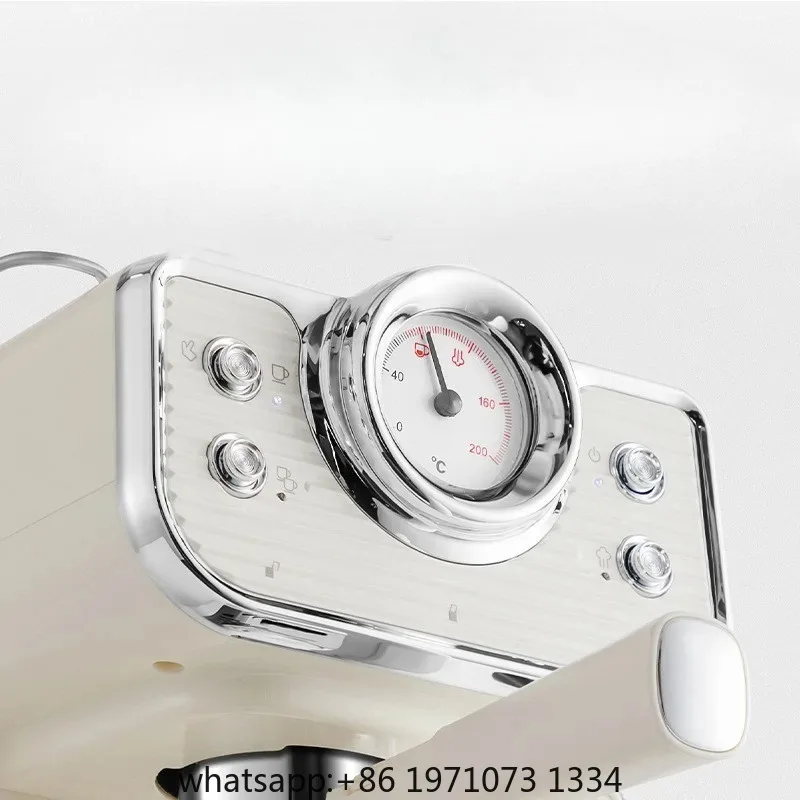 Semi-Automatic Coffee Machine Household Small  High Pressure Extraction Manual Steam Milk Foam Fast Heating