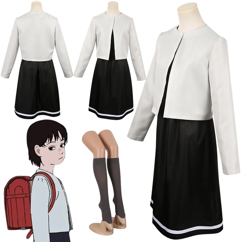 Fujino Ayumu Cosplay Women Dress Costume Anime Look Disguise Back Outfits Female Roleplay Sockings Coat Halloween Girls Suits