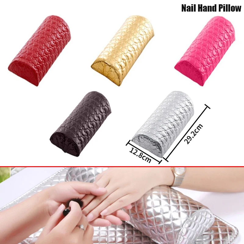 1PC 7 Colors Soft Hand Rest for Nail Arm Pillow Stand Manicure Table Mat Cushion Palm Rest Sponge Holder Desk Profesosional Tool