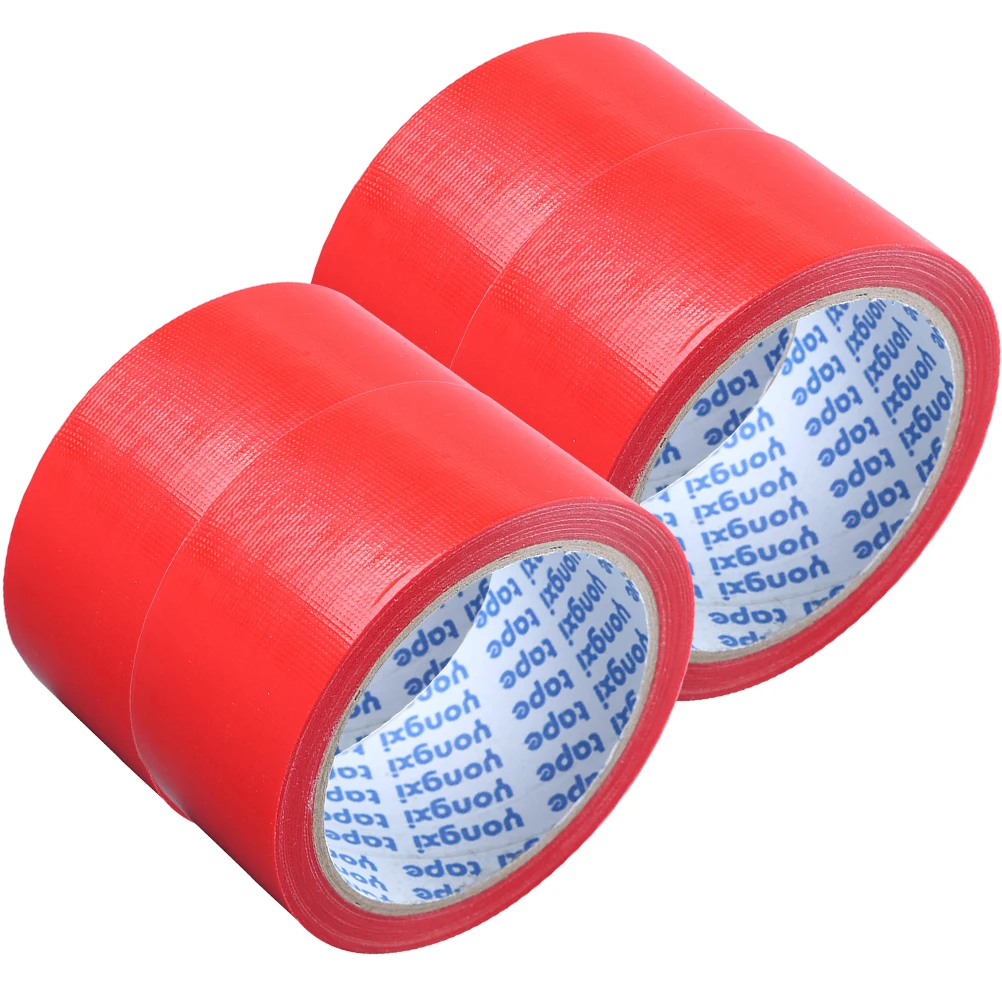

4 Rolls Heavy Duty Waterproof Cloth Tape Duct Strong Sealing Double Sided Carpet Repair Pipe Binding Wedding Electrical Outdoor