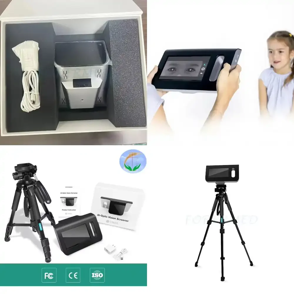 Vision Screening Handheld Automatic Refractometer for Ophthalmology Portable Vision Screener with Printer for Eye Exam Vision