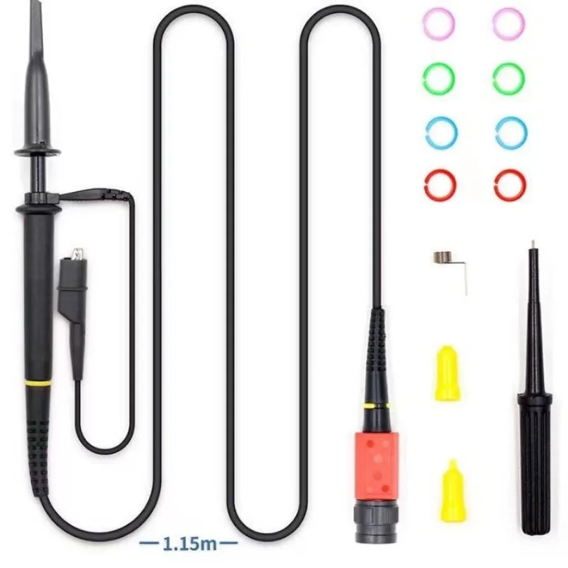 P6100 P4100 Oscilloscope High‑Voltage Probe 1X 10X 100X Attenuation Test Probe