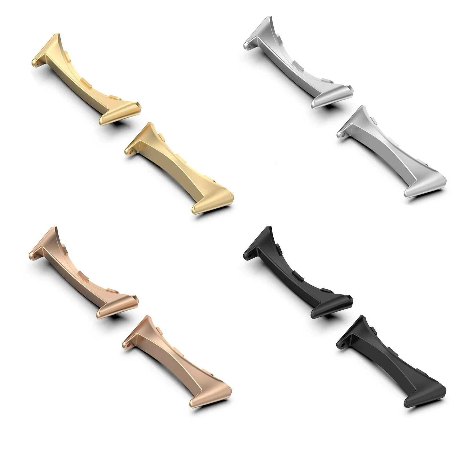 Google Pixel Watch 3 45mm ステンレススチールコネクタに適したペア 防水 防錆 耐摩耗性メタル 22mm ストラップアクセサリー