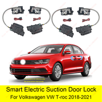 Smart Auto Electric Suction Door Lock for Volkswagen VW T-ROC 2018-2021  Automatic Soft Close Door Super Silence Vehicle Door