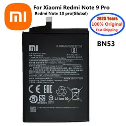 2025 year BN53 High Quality Original Battery For Xiaomi Redmi Note 10 pro 10pro / Redmi Note 9 Pro 9 Pro Phone Bateria Batteries