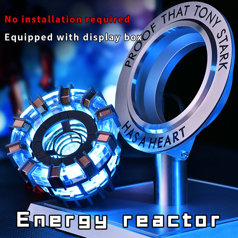 First-generation Mark1 Ark reactor. Mark1 core logo. Core luminous model. Superhero 1:1 cosplay toy, chest lamp, children's gift