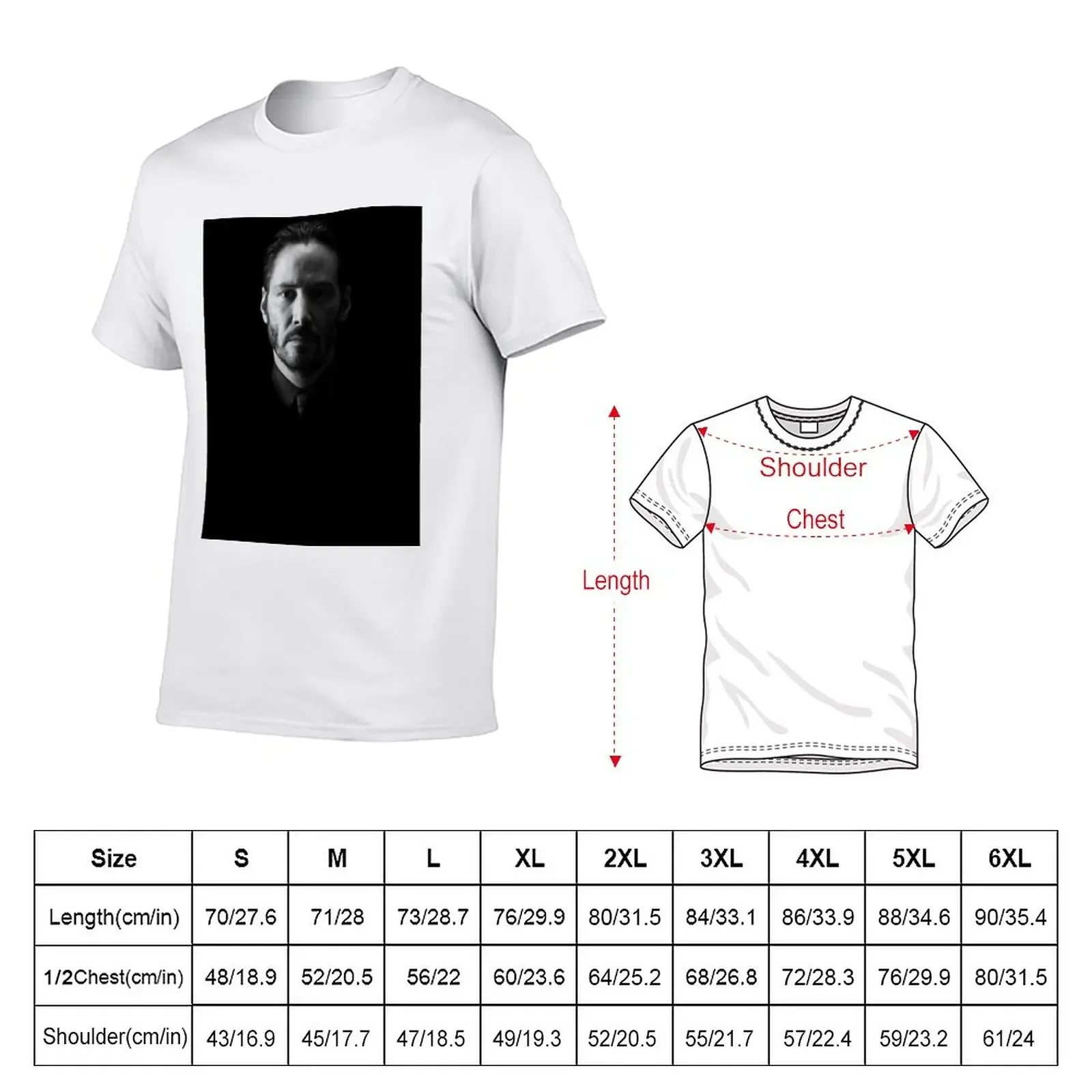 New Keanu R. Photo T-Shirt sports fans graphic t shirts clothing for men