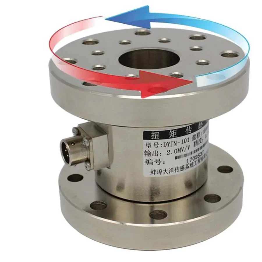 Static Torsion Torque Sensor Flange Type Static Torque Sensor Load Cell Torque Tester