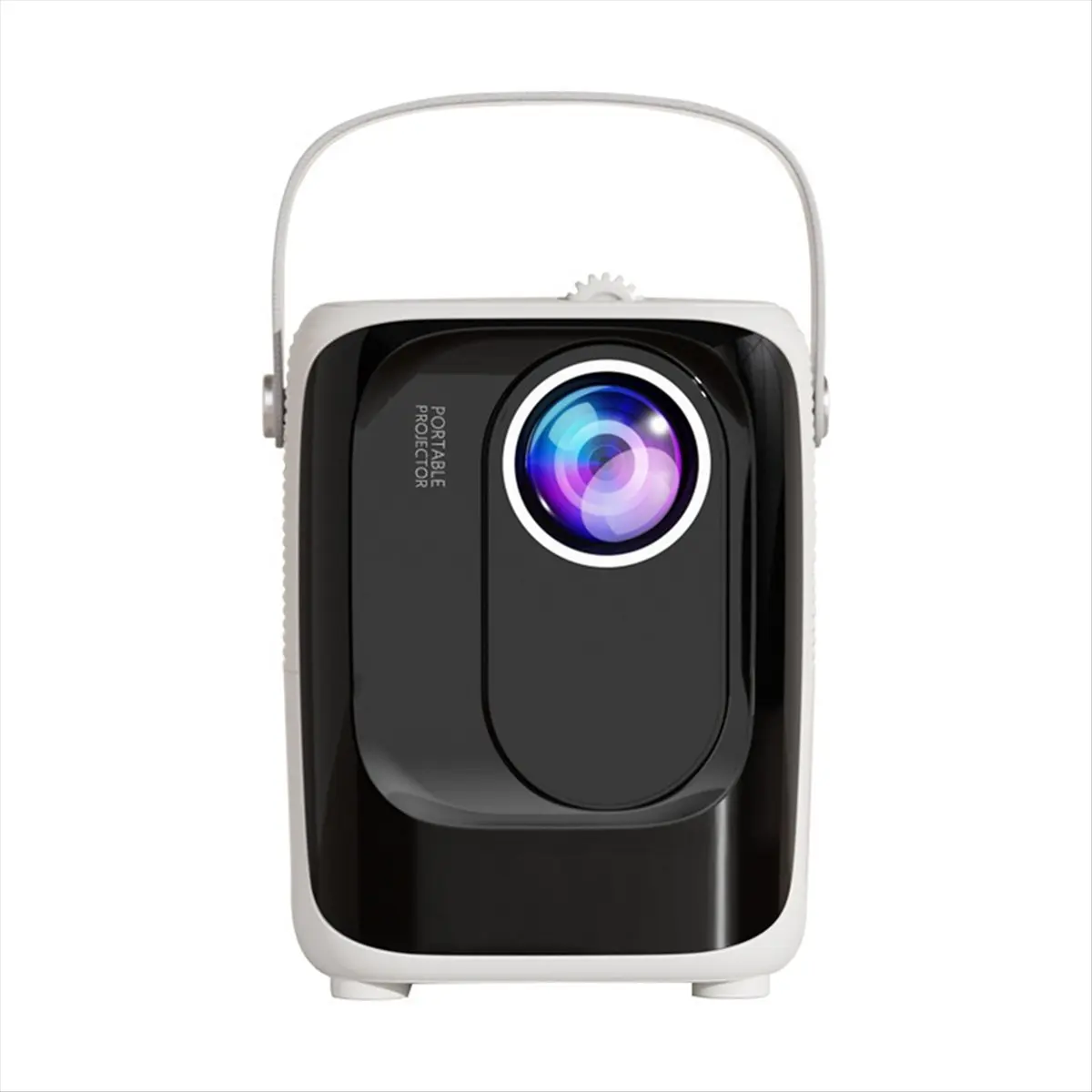 

S10 1080P Mini Projector Bluetooth-Compatible Android Portable Projector 5G Wifi Home Theater White US PLUG