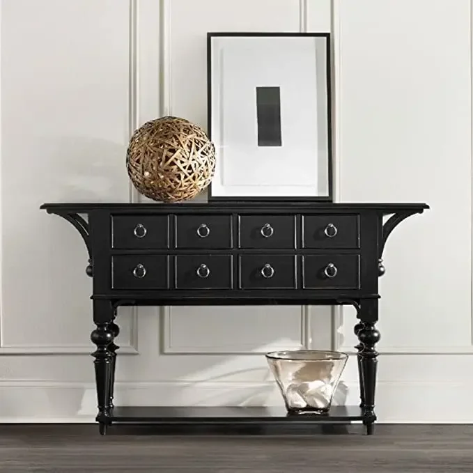 

Solid Wood Entrance French Retro Chest Decoration Multi-drawer Locker Living Room Furniture Mesas De Centro Para Sala