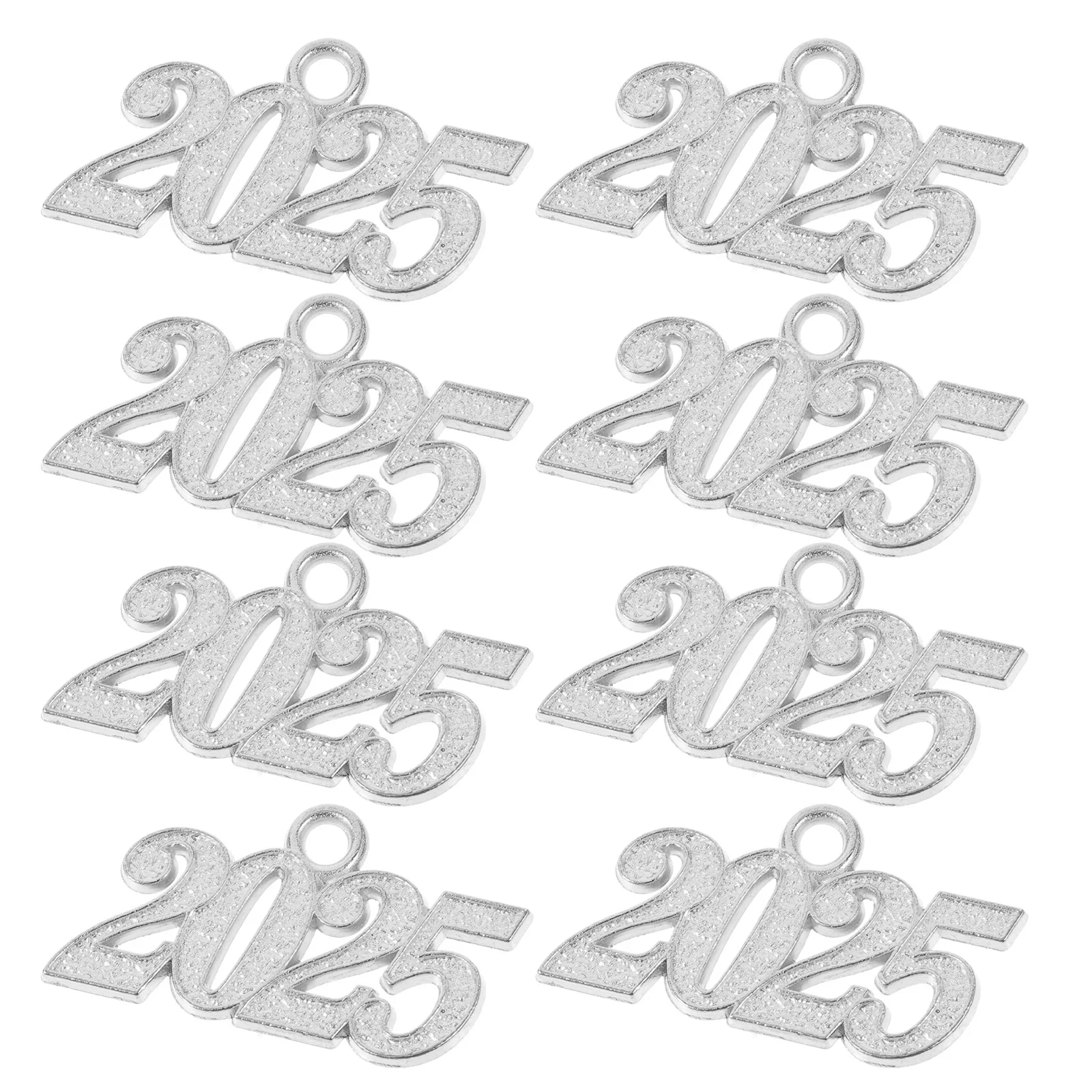 

50 Pcs Doctor's Hat 2025 Pendant DIY Charm Necklace Alloy Grad Cap Earrings Charms