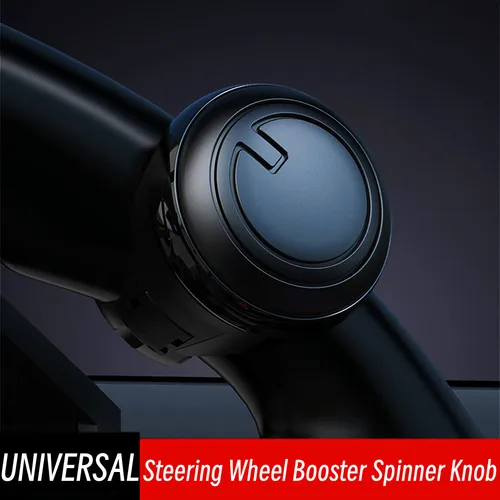 Perilla giratoria Universal para volante de 360 grados, perilla giratoria de rotación de coche, rodamiento de Metal, mango eléctrico, pieza auxiliar en forma de bola