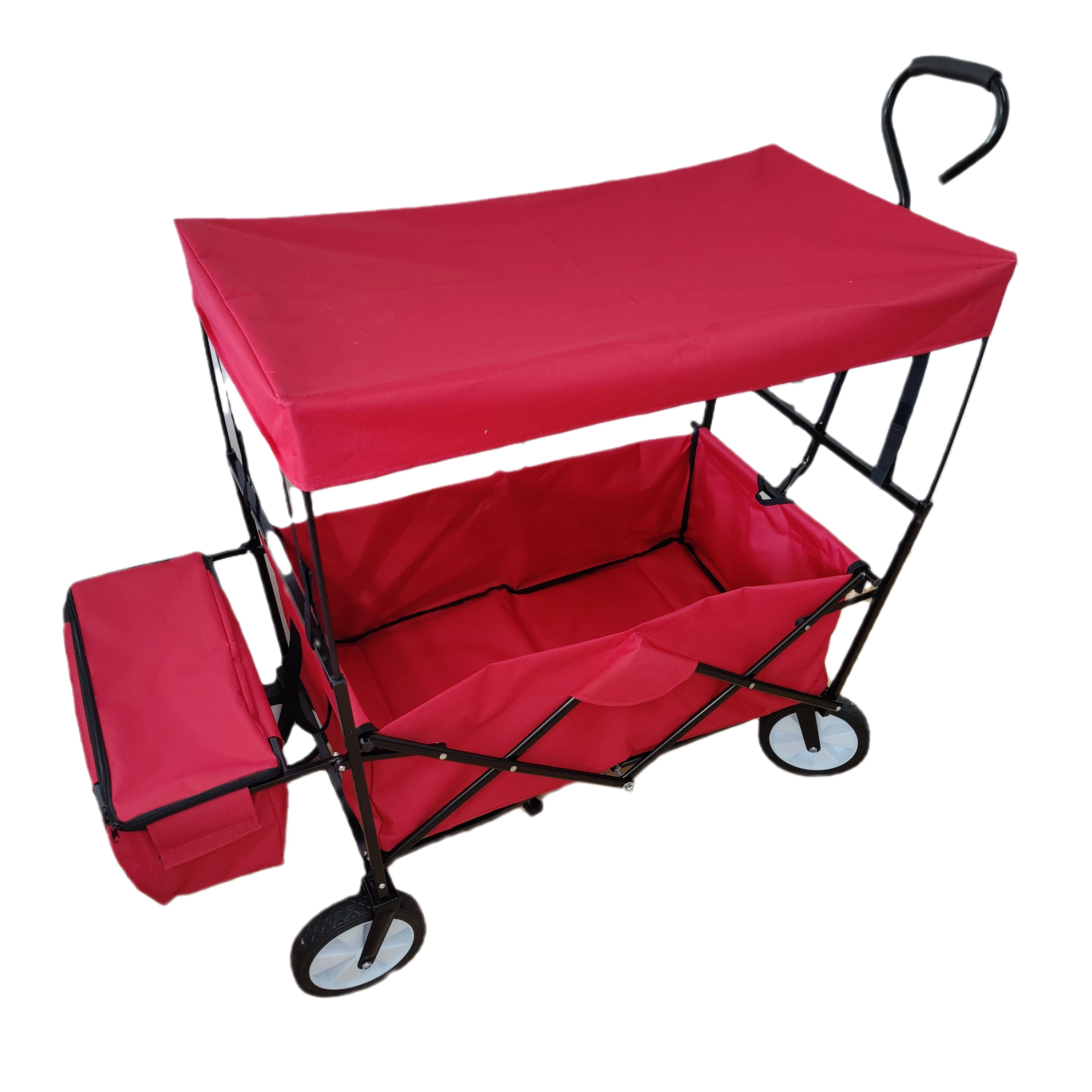 Collapsable Foldable Wagon Camping Folding Wagon Truck Collapsible Folding Outdoor Wagon With Canopy