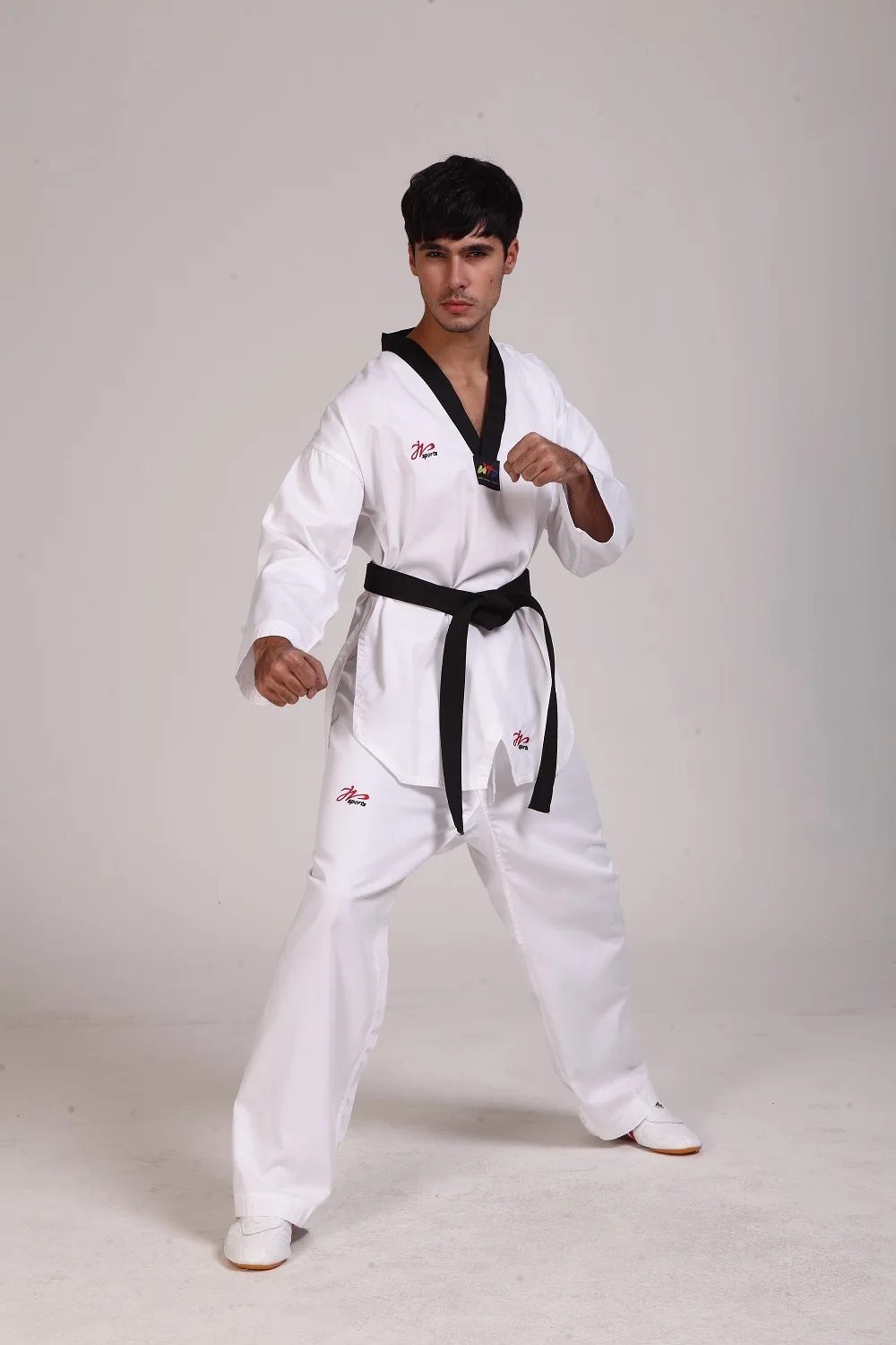 Taekwondo Suit TKD Dobok Student Uniform With Belt Karate Gi Martial Arts