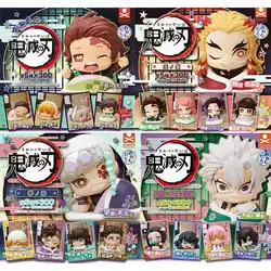 STASTO Gachapon Capsule Toy Demon Slayer Sleep Figure Gacha Doll Anime Agatsuma Zenitsu Figurines Uzui Tengen Table Ornaments