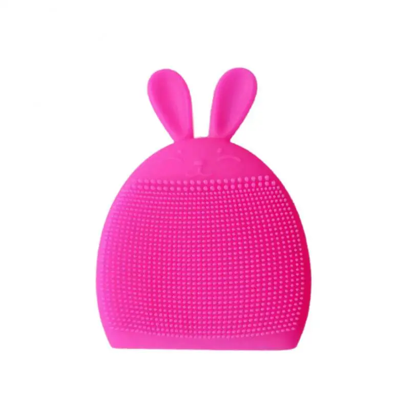 Silicone Bunny Cleansing Brush Multifunctional Rabbit Facial Cleaning Brush Manual Massage Brush Shampoo Brush Facial