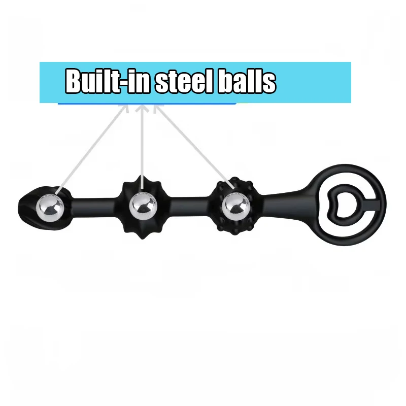 three-ball inflatable anal suppositories, posterior court anal suppositories, female sex toys, prostate massage, adult sex toys