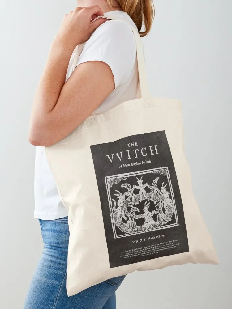 The Witch Film Movie Poster Black Phillip Thomasin VVitch Tote Bag shopper bag woman eco pack tote bag women Handbags