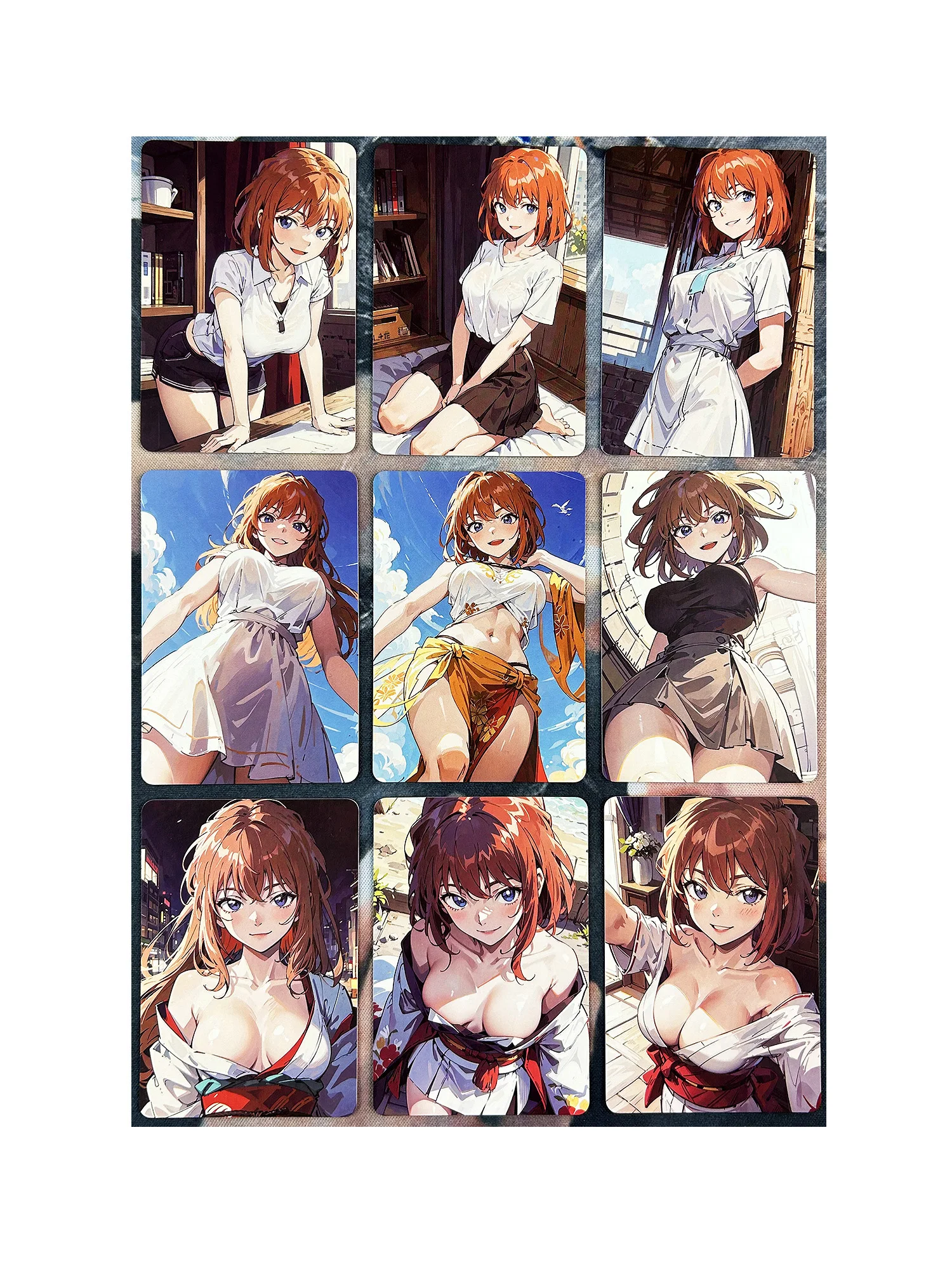 9pcs/set ACG Haibara Ai Sherry Refraction Sexy Girls  Boutique Suit Toys Hobbies Hobby Collectibles Game Anime Collection Cards