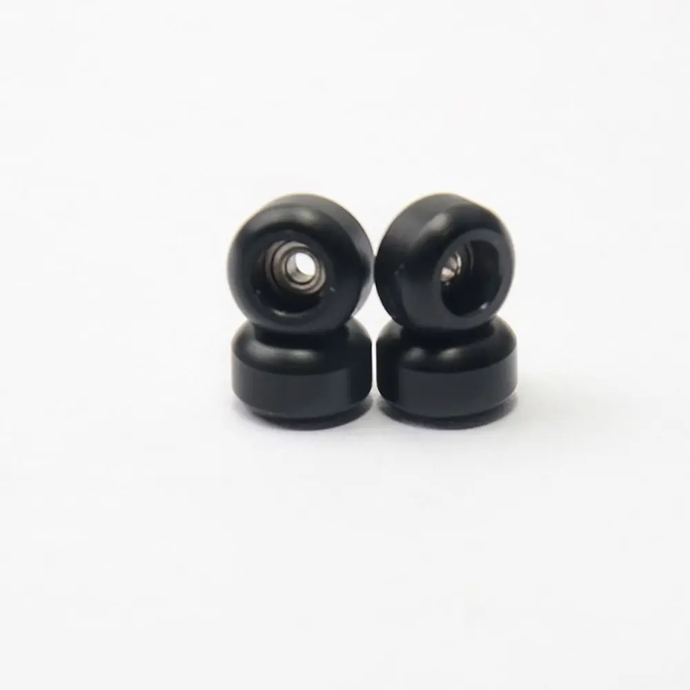 4Pcs Durable Professional Bearing Wheel PU Metal Urethane Fingerboard Wheels CNC Mini Finger Skate Board Accessory