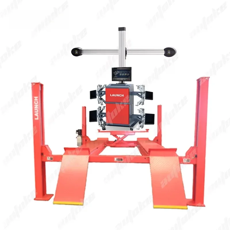 Launch X-831 Car Four Wheels Alignment Machine LAUNCH 3D Wheel Alignmer With Four Post Car Lift