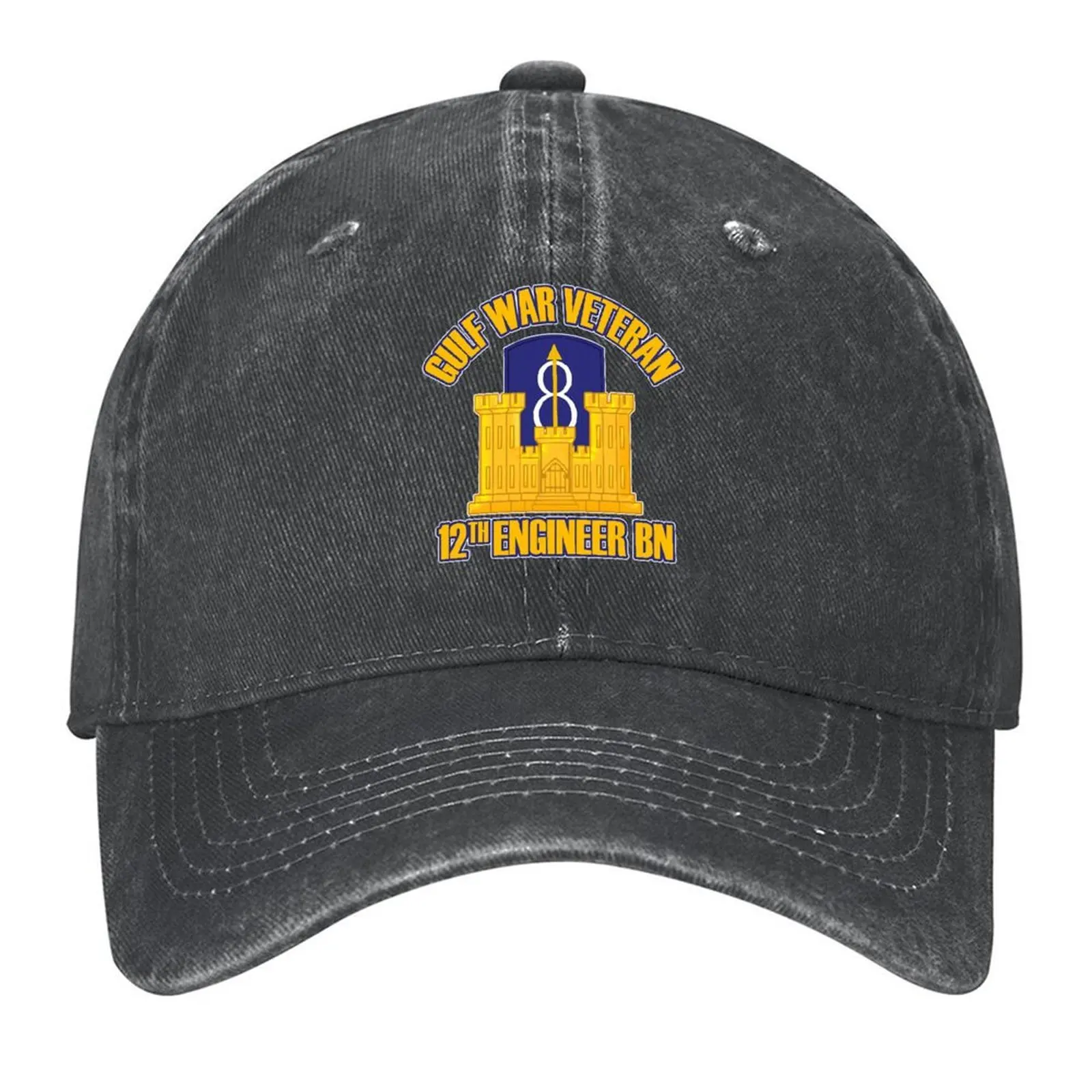 

2026 Army-8th Infantry Division Engineers Baseball Cap Sailor Cap For Men Hat Baseball Cap Designer Horse Hat Boy Child Women's