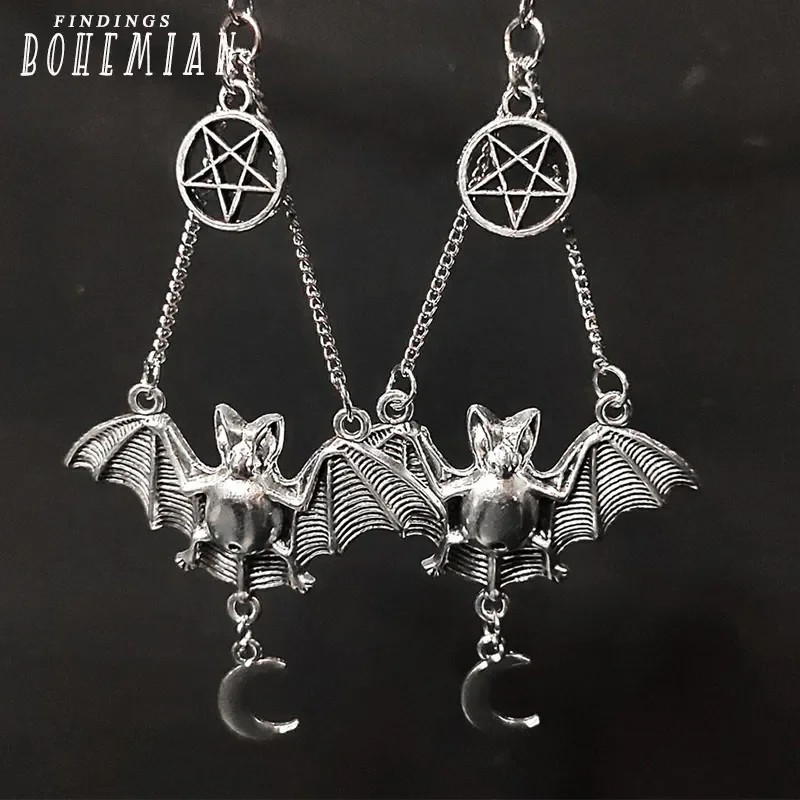 Gothic Bat Earrings…