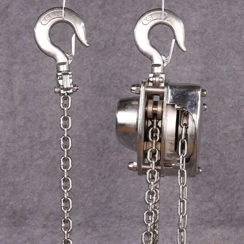 Stainless steel chain hoist wholesale stainless steel anti-rust steel manganese chain hoist household small crane